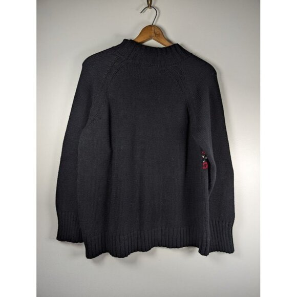 Chaps Sweater Women's Size XL Faire Isle Nordic Reindeer Christmas Chunky Knit - Picture 4 of 5